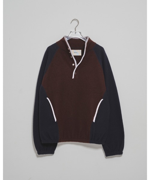 TODAYFUL（トゥデイフル）の「Wool 100% Piping Pullover（パーカー