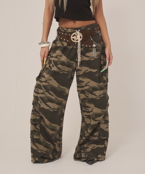 カーゴパンツ IONSEOUL Bonit multi cargo pants ボリュームタックカーゴパンツ（カーゴパンツ）｜d.i.a.（ダイヤ