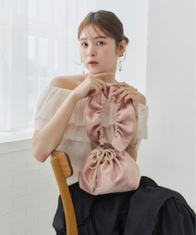 Olu. | サテンフリルハンドバッグ(ハンドバッグ)