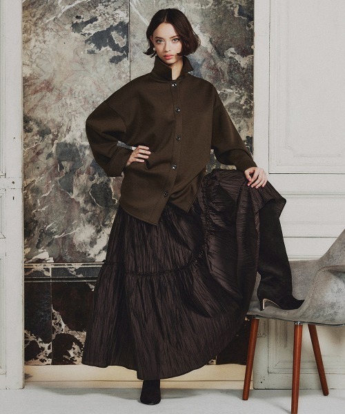 セール】ライトタフタロングスカート（スカート）｜Sov.（ソブ）の