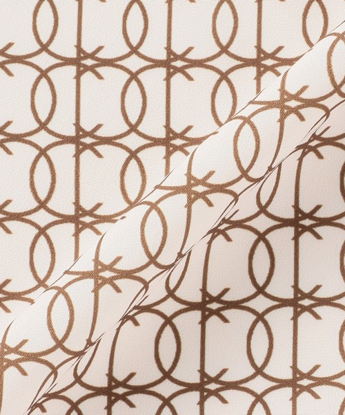 TOKYO SHIRTS（トウキョウシャツ）の「ボウタイプリントブラウス 五分袖（シャツ/ブラウス・レディース・ネイビー/ベージュ・S/M/L）」の10枚目の写真