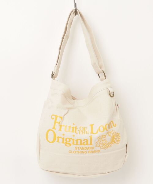 FRUIT OF THE LOOM(フルーツオブザルーム)の「【FRUIT OF THE LOOM/フルーツオブザルーム 】FTL NEWSPAPER BAG(ショルダーバッグ・レディース・レッド/ブラック/サックスブルー/ベージュ/イエロー・FREE)」の11枚目の写真
