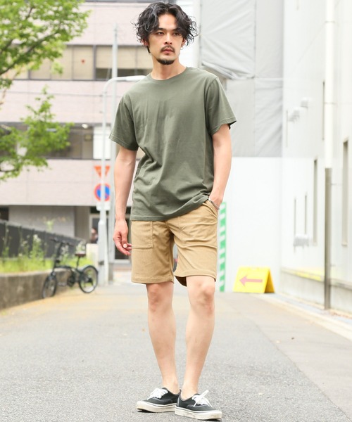 LUXSTYLE(ラグスタイル)の「コーデュロイベイカーショーツ(その他パンツ・メンズ・ベージュ/ブラック/ブルー/グレー・M/L/S/XL)」の10枚目の写真