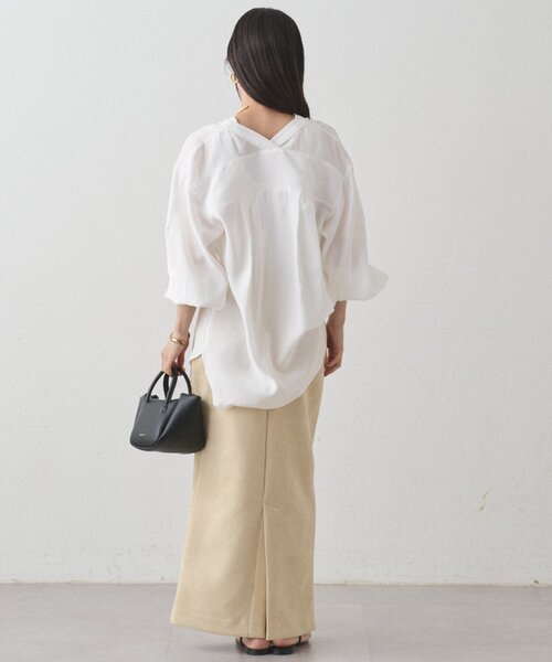 LOUNGEDRESS（ラウンジドレス）の「フェイクスウェードスカート（スカート・レディース・キャメル/ベージュ・SMALL/MEDIUM）」の7枚目の写真