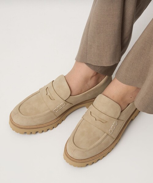 Maison Margiela　カーキ ローファー チャンキーソール Maison Margiela カーキ ローファー チャンキーソール