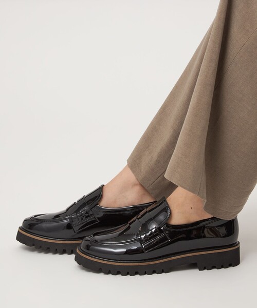 グリーンレーベルリラクシング　羊革　KC SHEEPLEATHER　L サイズ チャンキー ローファー / シューズ 撥水（ローファー）｜green