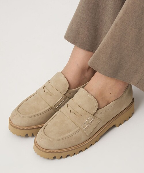 チャンキー ローファー / シューズ 撥水（ローファー）｜green label