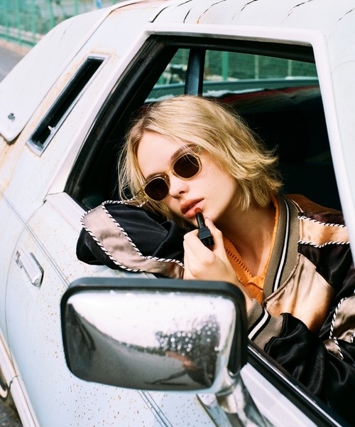 schott（ショット）の「Schott/ショット/EYEWEAR SLIAM/モデル スリム サングラス（サングラス・メンズ・ナチュラル/ブラック・F）」の4枚目の写真