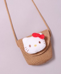 sanrio（サンリオ）の「(SK)【sanrio】ストロー素材ミニ フラップ ショルダーバッグ（ショルダーバッグ）」