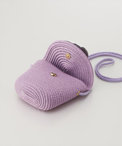 sanrio（サンリオ）の「(SK)【sanrio】ストロー素材ミニ フラップ ショルダーバッグ（ショルダーバッグ・レディース・ベージュ系1/ベージュ系3/ベージュ系4/ベージュ系2・ONE SIZE）」の12枚目の写真