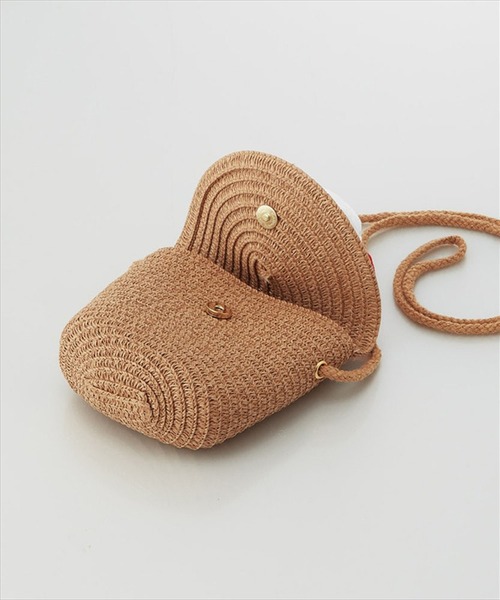 sanrio（サンリオ）の「(SK)【sanrio】ストロー素材ミニ フラップ ショルダーバッグ（ショルダーバッグ・レディース・ベージュ系1/ベージュ系3/ベージュ系4/ベージュ系2・ONE SIZE）」の14枚目の写真