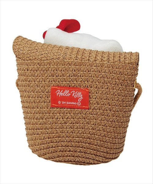 sanrio（サンリオ）の「(SK)【sanrio】ストロー素材ミニ フラップ ショルダーバッグ（ショルダーバッグ・レディース・ベージュ系1/ベージュ系3/ベージュ系4/ベージュ系2・ONE SIZE）」の21枚目の写真