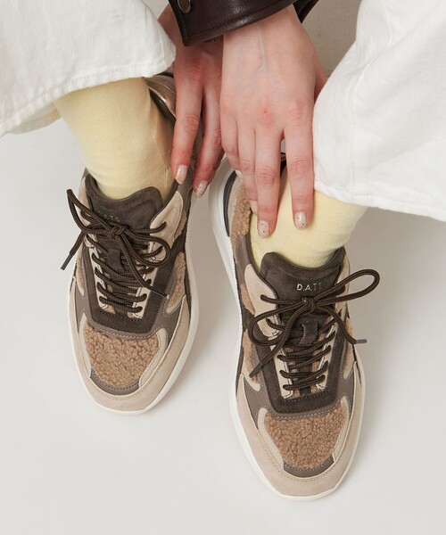 D.A.T.E.（デイト）の「【別注】＜D.A.T.E.＞FG BOA スニーカー（スニーカー・レディース・ダークブラウン・22.5/23.5/24.5/25.5）」の2枚目の写真