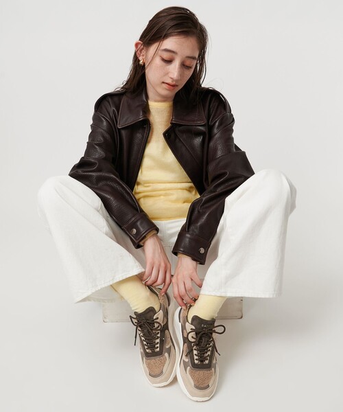 D.A.T.E.（デイト）の「【別注】＜D.A.T.E.＞FG BOA スニーカー（スニーカー・レディース・ダークブラウン・22.5/23.5/24.5/25.5）」の3枚目の写真