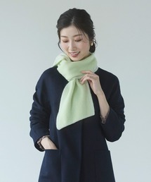 新品 ジョンストンズ カシミヤ100％ ニットマフラー オリーブグリーン　カーキ JOHNSTONS 【Johnstons / ジョンストンズ】カシミヤ100