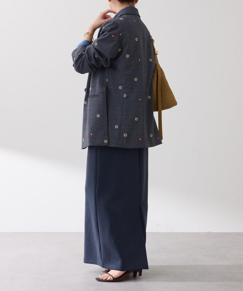 セール】ウールライクダブルジャケット/セットアップ可/WEB限定カラー