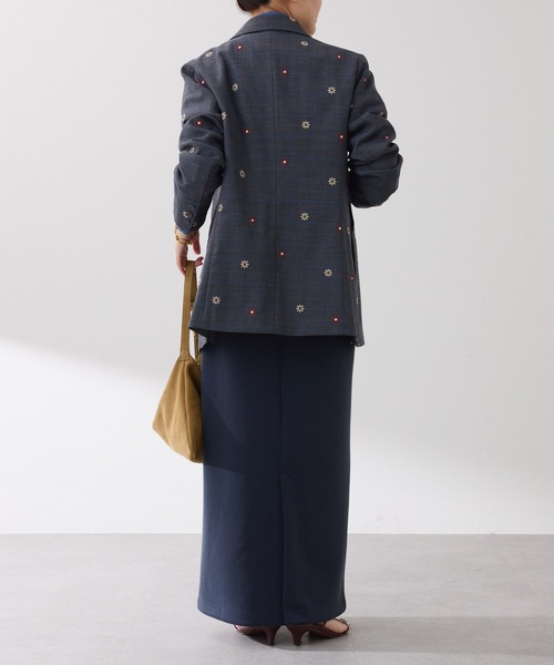 セール】ウールライクダブルジャケット/セットアップ可/WEB限定カラー