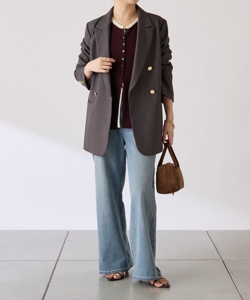 【美品】今期 完売品 ガリャルダガランテ ウールライクダブルジャケット COLLAGE GALLARDAGALANTE（コラージュ ガリャルダガランテ