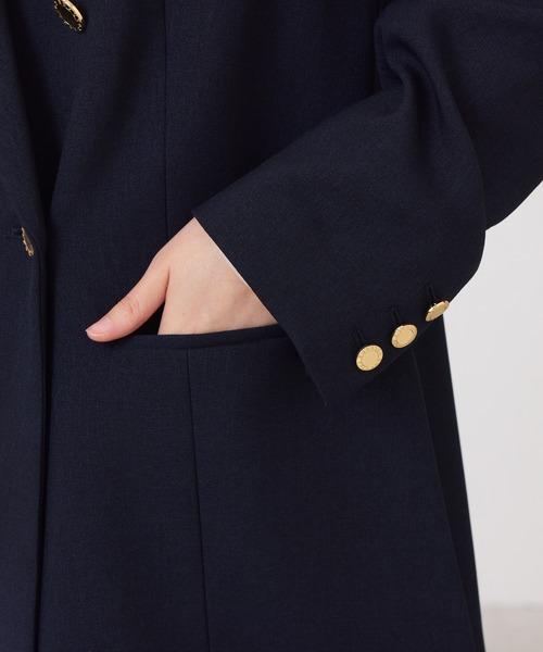 ウールライクダブルジャケット/セットアップ可/WEB限定カラー展開