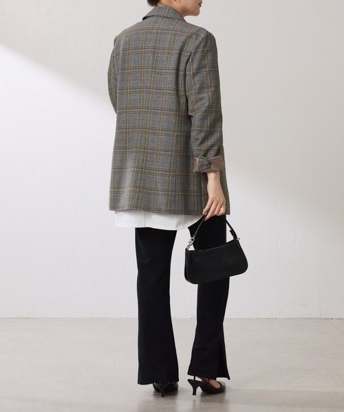 セール】ウールライクダブルジャケット/セットアップ可/WEB限定カラー