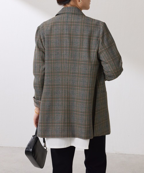 ウールライクダブルジャケット/セットアップ可 ウールライクダブルジャケット/セットアップ可/WEB限定カラー展開