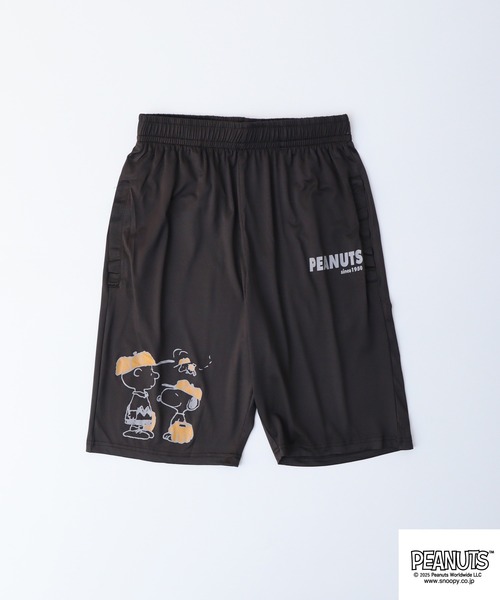 PEANUTS(ピーナッツ)の「PEAUTS スヌーピー&ウッドストックサーフィン柄カチオンハーフパンツ(その他パンツ・メンズ・カーキ系1/カーキ系/ブラック系/ブルー系その他/サックスブルー系/杢グレー/ブラック/グレー系その他・M/L/LL)」の20枚目の写真