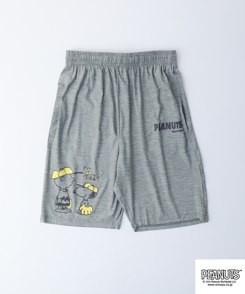 PEANUTS(ピーナッツ)の「PEAUTS スヌーピー&ウッドストックサーフィン柄カチオンハーフパンツ(その他パンツ・メンズ・カーキ系1/カーキ系/ブラック系/ブルー系その他/サックスブルー系/杢グレー/ブラック/グレー系その他・M/L/LL)」の22枚目の写真
