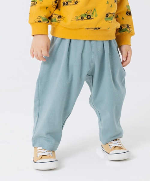 chil2（チルツー）の「全12色 カラバリ ハイパーストレッチ ワイドパンツ（その他パンツ・キッズ・チャコールグレー/ワインレッド/クリーム/ミント/ブルー/イエロー/カーキ/ブラウン/ネイビー/ベージュ/ブラック/ライトブルー・150cm/90cm/110cm/100cm/120cm/140cm/80ｃｍ/130cm）」の7枚目の写真