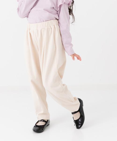 chil2（チルツー）の「全12色 カラバリ ハイパーストレッチ ワイドパンツ（その他パンツ・キッズ・チャコールグレー/ワインレッド/クリーム/ミント/ブルー/イエロー/カーキ/ブラウン/ネイビー/ベージュ/ブラック/ライトブルー・150cm/90cm/110cm/100cm/120cm/140cm/80ｃｍ/130cm）」の5枚目の写真