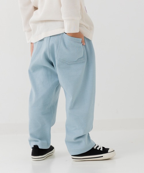 chil2（チルツー）の「全12色 カラバリ ハイパーストレッチ ワイドパンツ（その他パンツ・キッズ・チャコールグレー/ワインレッド/クリーム/ミント/ブルー/イエロー/カーキ/ブラウン/ネイビー/ベージュ/ブラック/ライトブルー・150cm/90cm/110cm/100cm/120cm/140cm/80ｃｍ/130cm）」の8枚目の写真