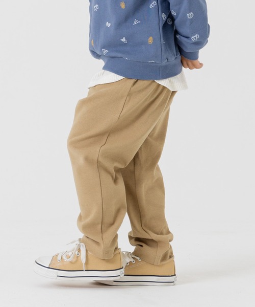 chil2（チルツー）の「全12色 カラバリ ハイパーストレッチ ワイドパンツ（その他パンツ・キッズ・チャコールグレー/ワインレッド/クリーム/ミント/ブルー/イエロー/カーキ/ブラウン/ネイビー/ベージュ/ブラック/ライトブルー・150cm/90cm/110cm/100cm/120cm/140cm/80ｃｍ/130cm）」の15枚目の写真