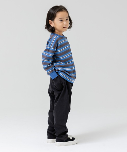 chil2（チルツー）の「全12色 カラバリ ハイパーストレッチ ワイドパンツ（その他パンツ・キッズ・チャコールグレー/ワインレッド/クリーム/ミント/ブルー/イエロー/カーキ/ブラウン/ネイビー/ベージュ/ブラック/ライトブルー・150cm/90cm/110cm/100cm/120cm/140cm/80ｃｍ/130cm）」の17枚目の写真