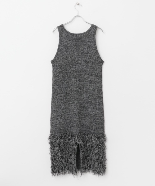 KBF（ケイビーエフ）の「ループフリンジニットワンピース（ワンピース・レディース・グレー系その他/ベージュ系その他・ONE）」の19枚目の写真