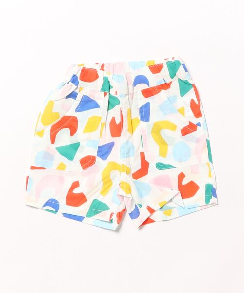 TARKER（ターカー）の「幾何学柄4分丈ハーフパンツ（その他パンツ・キッズ・ブラック/オフホワイト・80/90/100/110/120/130）」の2枚目の写真