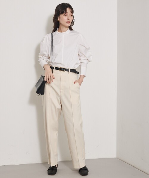 qualite（カリテ）の「カービースリーブブラウス（シャツ/ブラウス・レディース・ブルー/オフホワイト・フリー）」の20枚目の写真