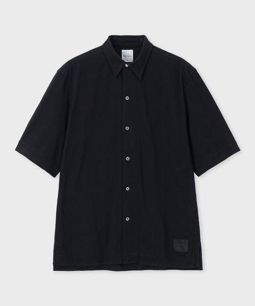 美品　360°MASTER スナップシャツブルゾン　黒　Sサイズ スリーブオーバーサイズドロングスリーブTシャツ(EZBH