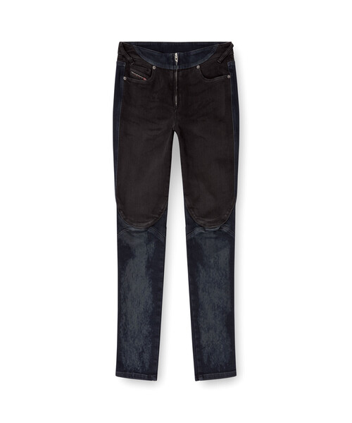 DIESEL(ディーゼル)の「ウィメンズ デニムパンツ SLIM D-BIKEE-S(デニムパンツ・レディース・ブラック×ブルー・23inch/25inch/27inch)」の5枚目の写真