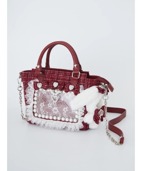 Ank Rouge(アンクルージュ)の「【痛バ】確定ファンサのおまじない ぬいと一緒におでかけBAG(小)(ショルダーバッグ・レディース・ピンク/ブルー/レッド/ホワイト/ブラック・FREE)」の5枚目の写真