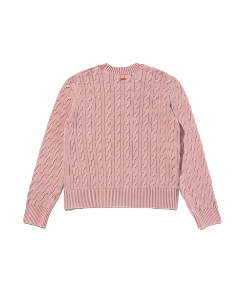 Levi's（リーバイス）の「ボーイフレンド ケーブルクルーネック プルオーバー（ニット/セーター・レディース・ピンク・XS/M/S）」の3枚目の写真
