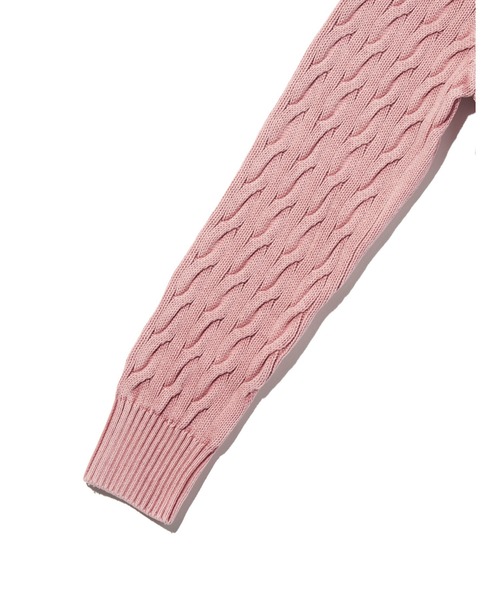 Levi's（リーバイス）の「ボーイフレンド ケーブルクルーネック プルオーバー（ニット/セーター・レディース・ピンク・XS/M/S）」の5枚目の写真