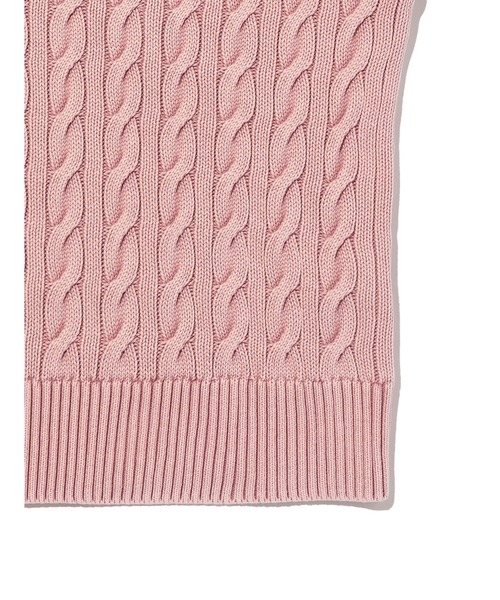 Levi's（リーバイス）の「ボーイフレンド ケーブルクルーネック プルオーバー（ニット/セーター・レディース・ピンク・XS/M/S）」の6枚目の写真