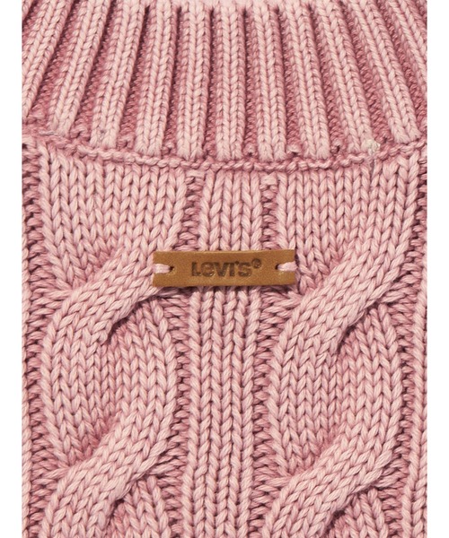Levi's（リーバイス）の「ボーイフレンド ケーブルクルーネック プルオーバー（ニット/セーター・レディース・ピンク・XS/M/S）」の7枚目の写真