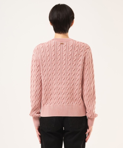 Levi's(リーバイス)の「ボーイフレンド ケーブルクルーネック プルオーバー(ニット/セーター・レディース・ピンク・XS/M/S)」の20枚目の写真