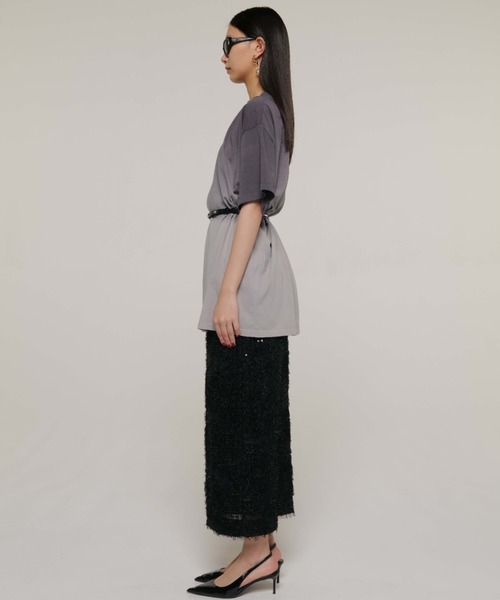 JOSE MOON(ジョゼムーン)の「TIGHT JACQUARD SKIRT/タイトジャガードスカート(スカート・レディース・ホワイト/ブラック・36/38)」の17枚目の写真