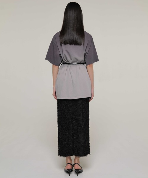 JOSE MOON(ジョゼムーン)の「TIGHT JACQUARD SKIRT/タイトジャガードスカート(スカート・レディース・ホワイト/ブラック・36/38)」の16枚目の写真