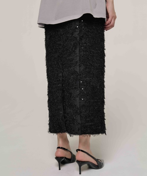 JOSE MOON(ジョゼムーン)の「TIGHT JACQUARD SKIRT/タイトジャガードスカート(スカート・レディース・ホワイト/ブラック・36/38)」の19枚目の写真