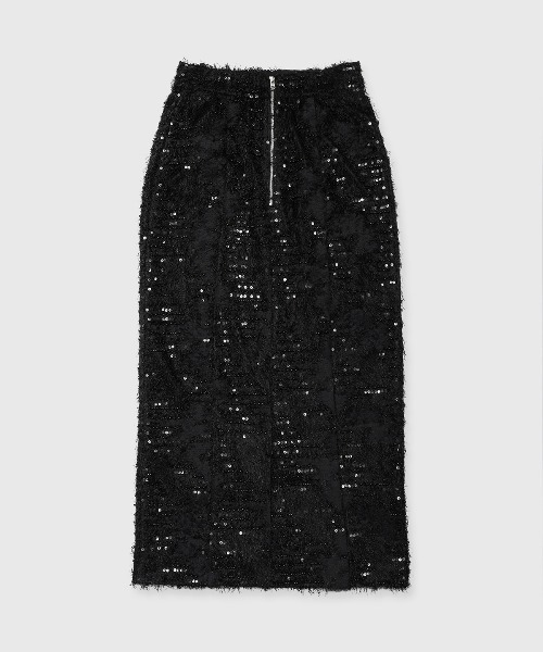 JOSE MOON(ジョゼムーン)の「TIGHT JACQUARD SKIRT/タイトジャガードスカート(スカート・レディース・ホワイト/ブラック・36/38)」の21枚目の写真