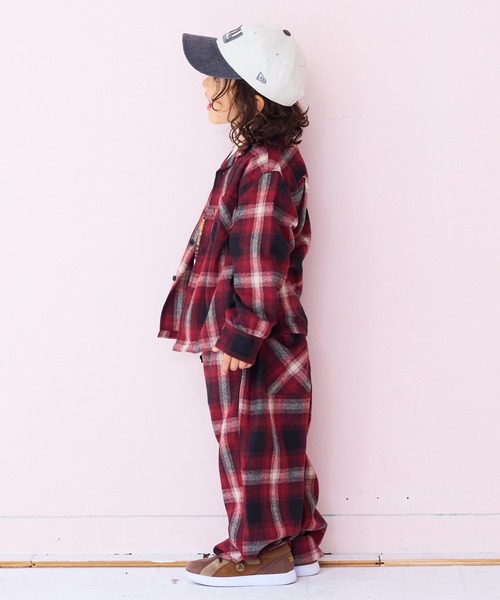 MARKEY'S(マーキーズ)の「イージーワイドチェックパンツ(その他パンツ・キッズ・レッド系その他/グリーン系その他/ブラック系その他/ブラウン系その他・90/100/110/120/130/140/150)」の8枚目の写真