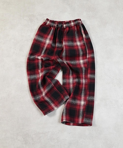 イージーワイドチェックパンツ（その他パンツ）｜MARKEY'S