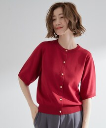 grove | さらりと心地よい　大人のサマーニットカーディガン(カーディガン/ボレロ)